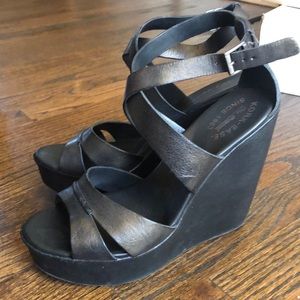 Kork-Ease Black Wedges
